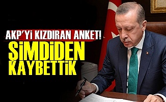 AKP'yi Kızdıran Anket!