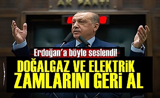 'Yaptığın Zamları Geri Al Erdoğan'