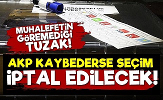 'AKP Kaybederse Seçim İptal Edilecek'