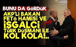 AKP'li Bakan Türk Düşmanı İle Kol Kola!