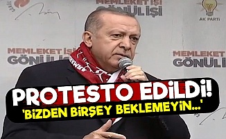 Erdoğan'a Sivasta Protesto Şoku!