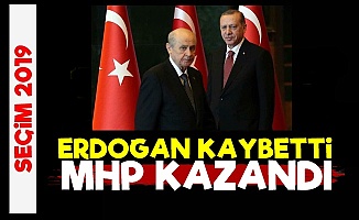 Kaybeden Erdoğan, Kazanan MHP!