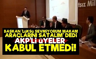 AKP'lilerin 'Lüks' Merakı Pes Dedirtti!