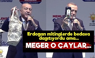 Erdoğan'ın Dağıttığı Çaylarda 'Pes' Dedirten Detay!