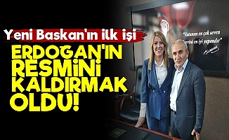 İlk İcraatı Erdoğan'ın Resmini Kaldırmak Oldu!