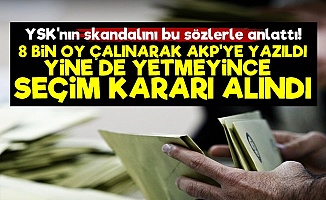 '8 Bin Oy Çalınarak AKP'ye Yazıldı Ama...'
