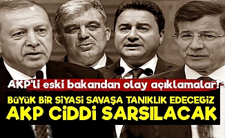 'AKP Ciddi Sarsıntı Yaşayacak Çünkü...'