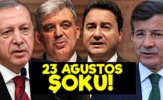 Babacan, Davutoğlu ve Gül'e 23 Haziran Şoku!
