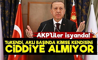 'Tayyip Erdoğan Hem Kendini Hem Ülkeyi Tüketti'