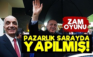Türk-İş Pazarlığı Sarayda Yapmış!