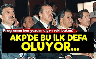 'AKP'de İlk Kez Yaşanıyor...'
