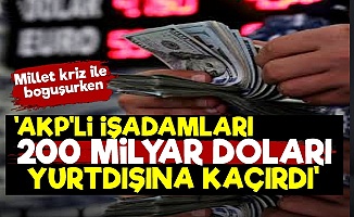 'AKP'li İşadamları 200 Milyar Dolar Kaçırdı'
