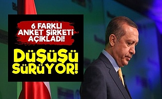 AKP Ve Erdoğan'da Düşüş Sürüyor!