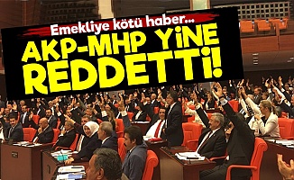 AKP-MHP Emeklileri Yine Yok Saydı!