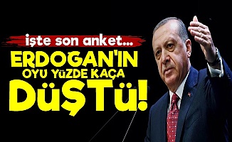 Erdoğan'ın Oyu Yüzde Kaça Düştü?