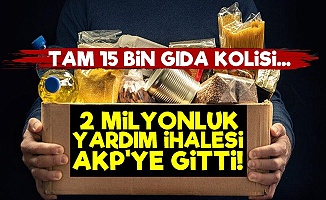 2 Milyon Liralık Yardım İhalesi AKP'ye Gitti!