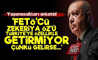 'Erdoğan Zekeriya Öz'ü Özellikle İstemiyor'