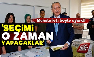 AKP'nin Seçime Ne Zaman Gideceğini Açıkladı!