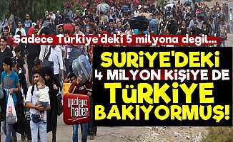 Pes! Suriye'deki 4 Milyon Kişiye de Türkiye Yardım Ediyormuş!