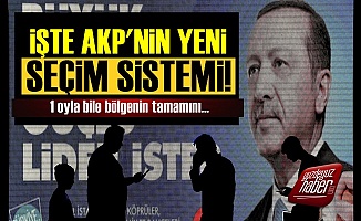 İşte AKP'nin Yeni Seçim Sistemi!