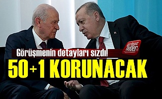 Erdoğan-Bahçeli 50+1'i Koruma Kararı Aldı!