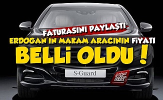 Erdoğan'ın Ultra Lüks Makam Aracının Fiyatı!