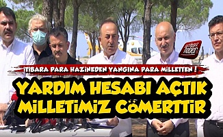 AKP'li Bakanlar Yangın İçin Yardım İstediler