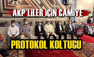 AKP'liler Camide Özel Koltukla Ağırlandı