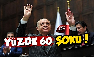 Erdoğan'a Yüzde 60 Şoku!