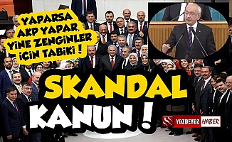 AKP'den Yine Zenginler İçin Bomba Kanun!