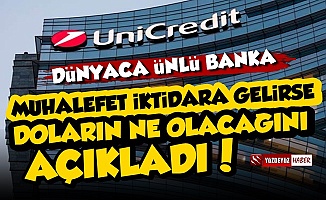 Dünyaca Ünlü Banka Unicredit'ten Dolar Açıklaması!