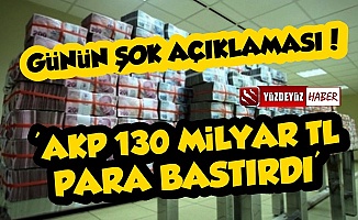Günün İddiası! AKP 130 Milyar TL Para Bastırdı...