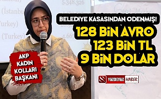 AKP Kadın Kolları Başkanı'na İBB Kasasından Servet Ödeme!