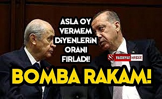 'Erdoğan'a Asla Oy Vermem' Diyenlerin Oranı Fırladı!