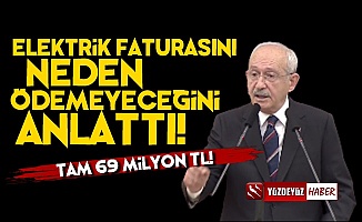 Kılıçdaroğlu, Elektrik Faturasını Neden Ödemeyeceğini Anlattı!