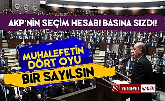 Seçim Kanunu İle AKP'nin Seçim Hesabı Basına Sızdı!