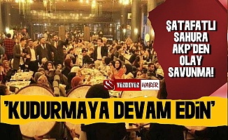 AKP'denŞatafatlı Sahura Skandal Savunma!