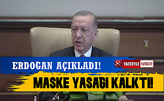 Erdoğan Açıkladı, Maske Yasağı Kaldırıldı!
