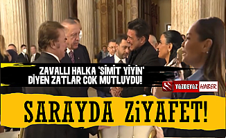Halka 'Simit Yiyin' Diyen Hülya Avaşar ve Arkadaşlarına Sarayda Ziyafet!