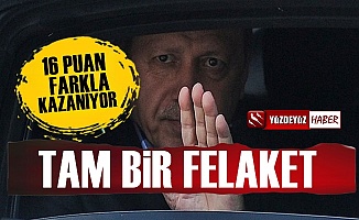 Erdoğan İçin Felaket, 16 Puan Farkla Kaybediyor...