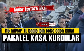 AKP 115 Milyar TL.'lik deprem bağışı için paralel kasa kurdu ve...
