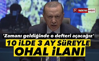 Erdoğan açıkladı, 3 ay süreyle Ohal ilan edildi