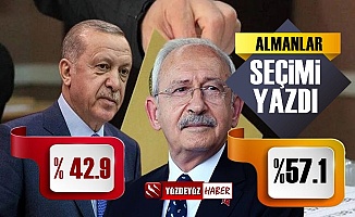 Almanlar Erdoğan ile Kılıçdaroğlu'nu yazdı, oy oranı verdi