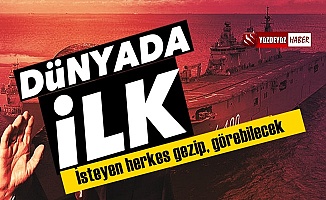 Dünyanın ilk SİHA Gemisi TCG Anadolu TSK envanterinde