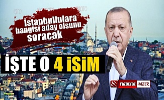 Erdoğan, İstanbul'da bu dört isimden hangisi aday olsun diye soracak