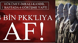 4 BİN PKK'LIYA AF GELİYOR!