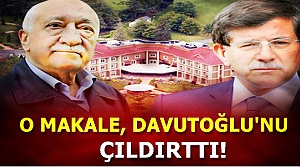 GÜLEN'İN MAKALESİ BAŞBAKAN'I ÇILDIRTTI!